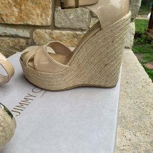 Jimmy Choo ladies wedges size 4 with box